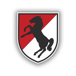 Armored Cavalry Calvary Regiment  Sticker  (Peel N' Stick)