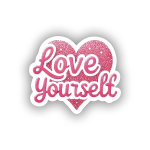 Love Yourself,   Sticker  (Peel N' Stick)