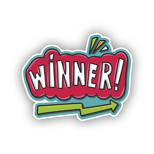 Winner,   Sticker  (Peel N' Stick)