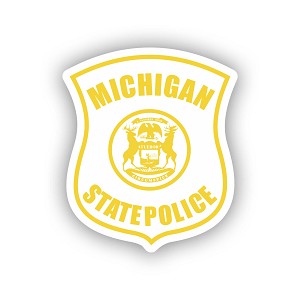 Michigan State Police,   Sticker  (Peel N' Stick)