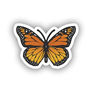 Monarch Butterfly  Sticker (Peel N' Stick)