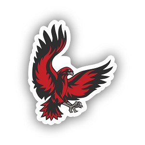 Red Hawk  Sticker (Peel N' Stick)