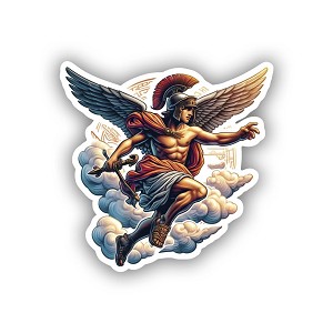 Realistic Hermes Greek God   Sticker (Peel N' Stick)