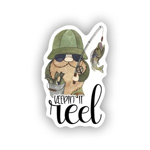 Keepin' it Reel   Sticker (Peel N'Stick) 