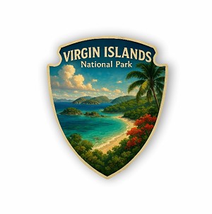 Virgin Islands National Park  Sticker (Peel N' Stick)