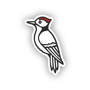 Woodpecker (Peel N' Stick)