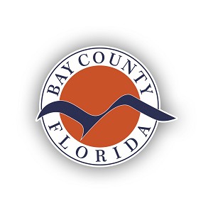 Bay County Florida   Sticker (Peel N' Stick)