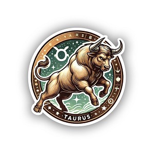 Dynamic Taurus Bull  Sticker (Peel N' Stick)