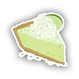 Key Lime Pie  Sticker (Peel N' Stick)