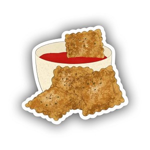 Toasted Ravioli  Sticker (Peel N' Stick)