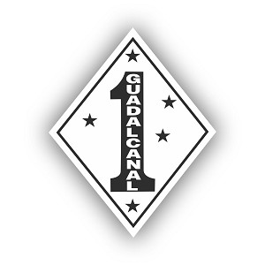 US 1ST Division  Sticker (Peel N' Stick)