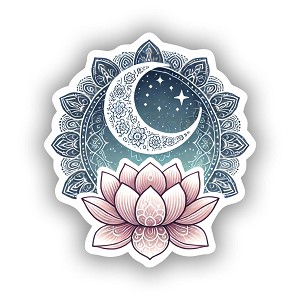 Buddhist Crescent Moon  Sticker (Peel N' Stick)