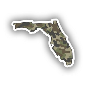 Florida Camo Pattern  Sticker (Peel N' Stick)
