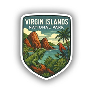 Virgin Islands National Park  Sticker (Peel N' Stick)