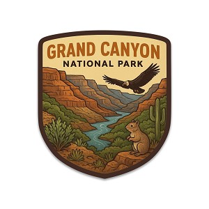 Grand Canyon National Park  Sticker (Peel N' Stick)