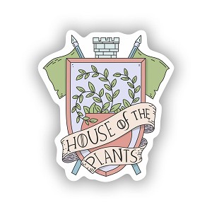 House of The Plants  Sticker (Peel N' Stick)