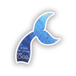 A Dose of Vitamin Sea Trendy  Sticker (Peel N' Stick)