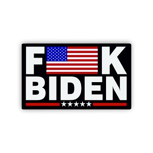 FK Biden USA Flag  Sticker (Peel N' Stick)