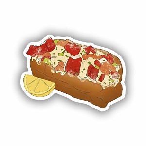 Lobster Roll  Sticker (Peel N' Stick)