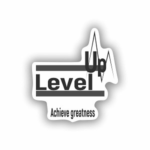 Level up Sticker (Peel N' Stick)