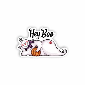 Hey Boo   Sticker (Peel N' Stick)