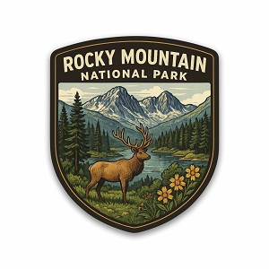 Rocky Mountain National Park  Sticker (Peel N' Stick)