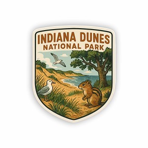 Indiana Dunes National Park  Sticker (Peel N' Stick)