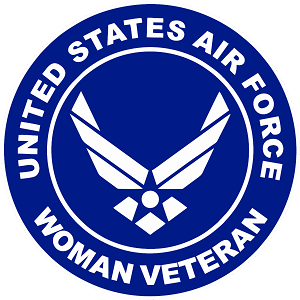 US Air Force Woman Sticker (Peel N' Stick)