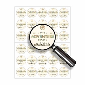 Adventure Round Dot Stickers