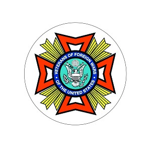 VFW Veterans Wars  Precision Cut Decal
