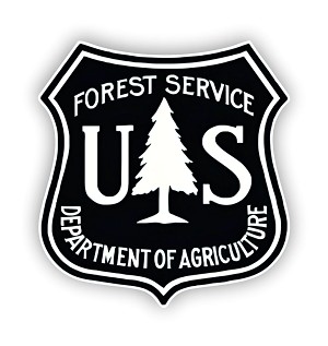 Forest Service Dept of Agriculture   Precision Cut Decal
