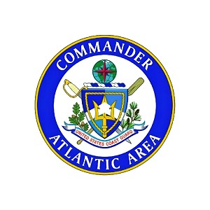 US Coast Guard Commander Atlantic Area Precision Cut Decal