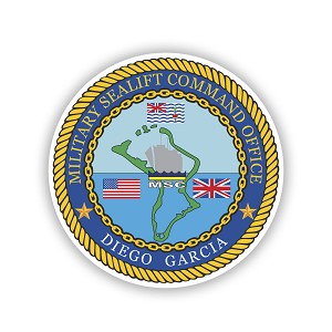 Sealift Command Diego Garcia   Precision Cut Decal