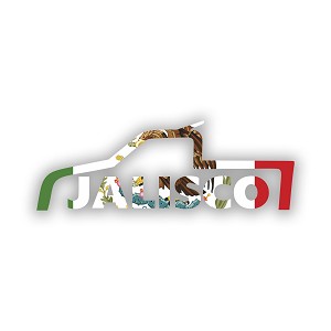 Jalisco Mexico Truck JAL   Precision Cut Decal