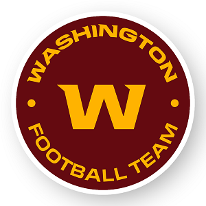 Washington Commanders Round Precision Cut Decal / Sticker